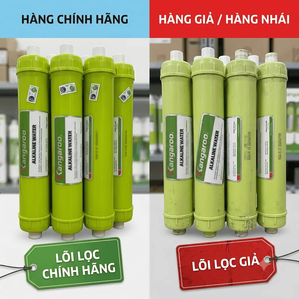 Lõi Lọc Nước Giả Nguy Hiểm Như Thế Nào? Cách Nhận Biết