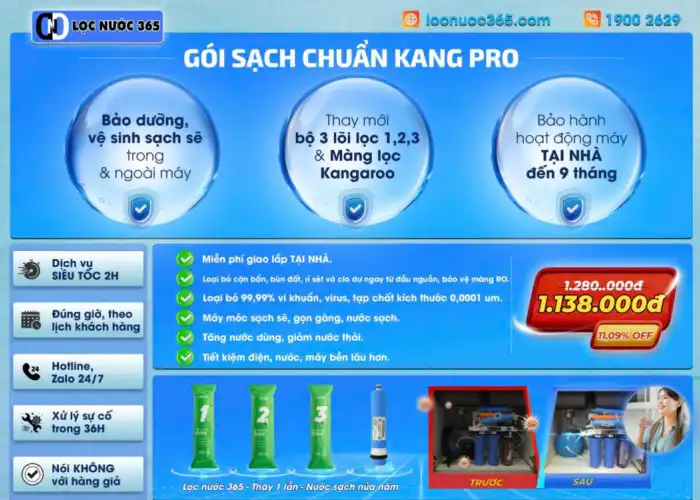 GÓI SẠCH CHUẨN KANG PRO