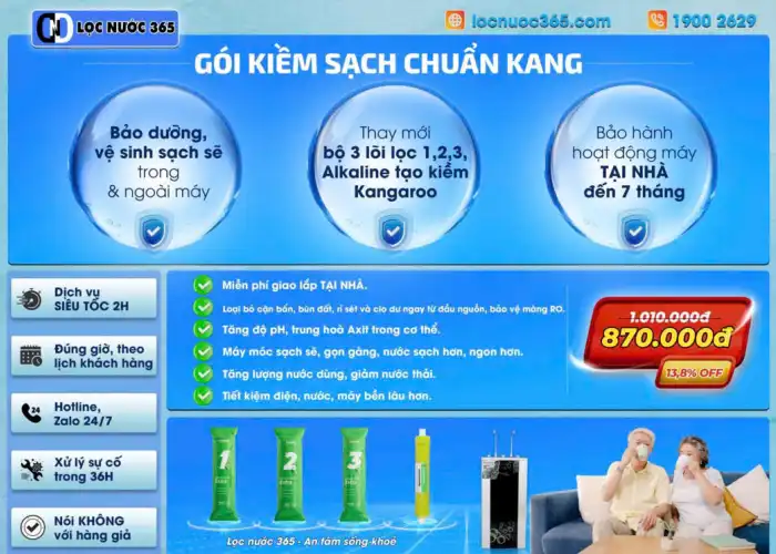 GÓI KIỀM SẠCH CHUẨN KANG