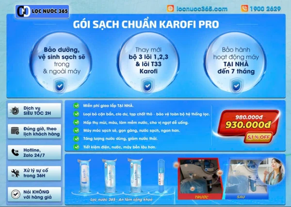 GÓI SẠCH CHUẨN KAROFI PRO