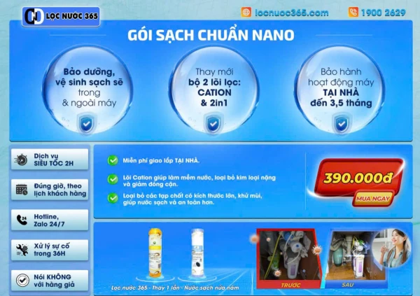 GÓI SẠCH CHUẨN NANO