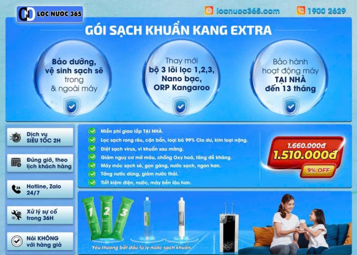 GÓI SẠCH KHUẨN KANG EXTRA