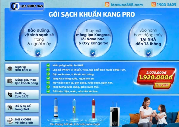 GÓI SẠCH KHUẨN KANG PRO