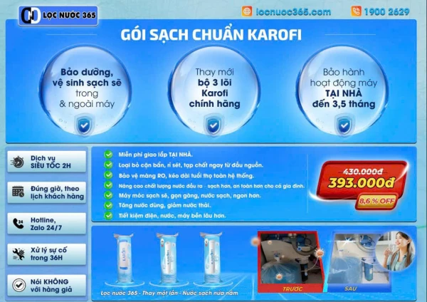 GÓI SẠCH CHUẨN KAROFI