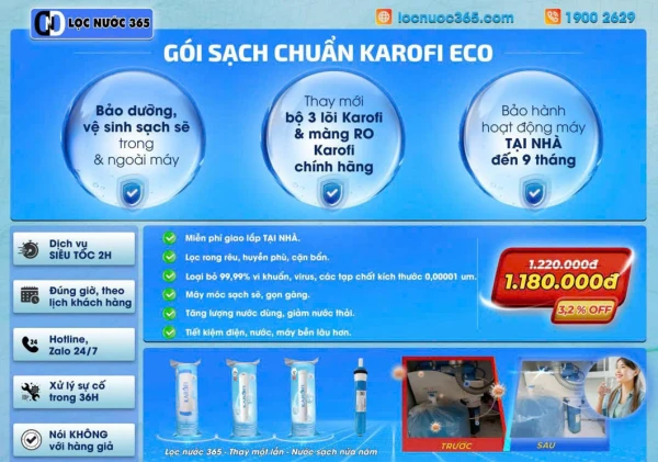 GÓI SẠCH CHUẨN KAROFI ECO