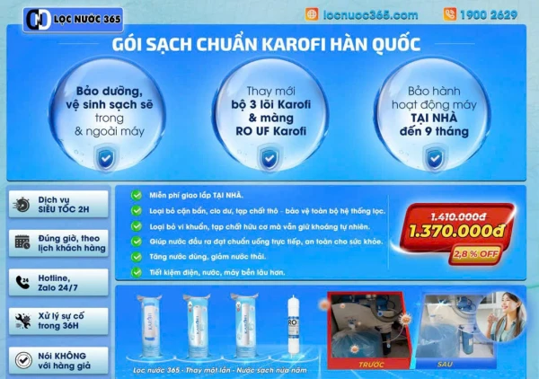 SẠCH CHUẨN KAROFI HÀN QUỐC