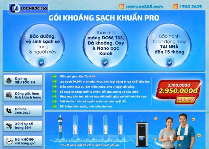 GÓI KHOÁNG SẠCH KHUẨN PRO