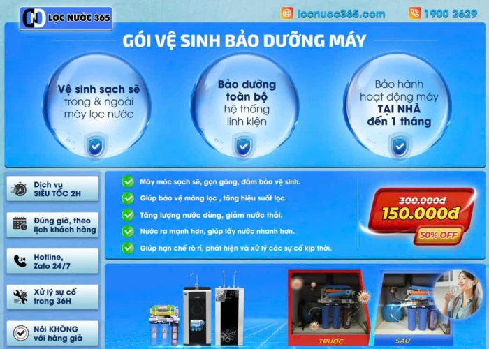 GÓI VỆ SINH BẢO DƯỠNG MÁY