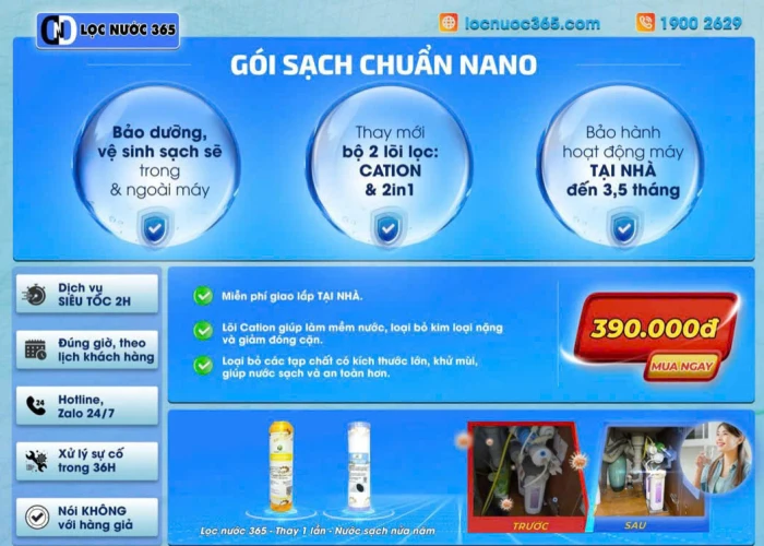GÓI SẠCH CHUẨN NANO