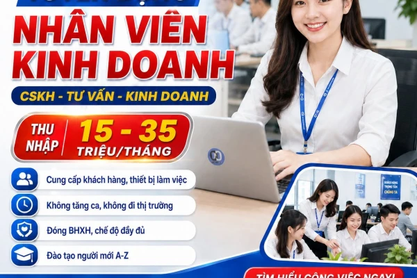 🚨 [THANH XUÂN - HÀ NỘI] LOCNUOC365 TUYỂN GẤP 10 NHÂN VIÊN TELESALES / CSKH ĐI LÀM NGAY!