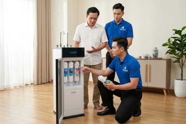 Đừng Để Máy Lọc Nước Biến Thành "Ổ Vi Khuẩn": 3 Dấu Hiệu Cảnh Báo Bạn Cần Thay Lõi Ngay!