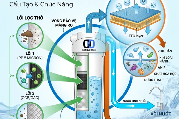 💡 Bí Ẩn Phía Sau Máy Lọc Nước: Khám Phá Cấu Tạo & Chức Năng Các Loại Lõi Lọc Từ A - Z