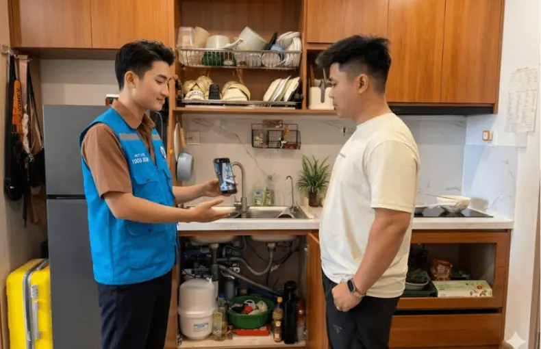 Tại Sao Lọc Nước 365 Luôn Xin Phép Quay Video Trước Khi Sửa Máy?