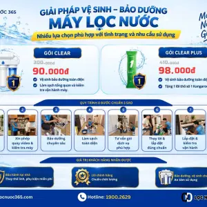 Thay Lõi Lọc Nước Tại Nhà Gói Clear Plus 98.000đ: Gồm Những Gì, Ai Nên Chọn?