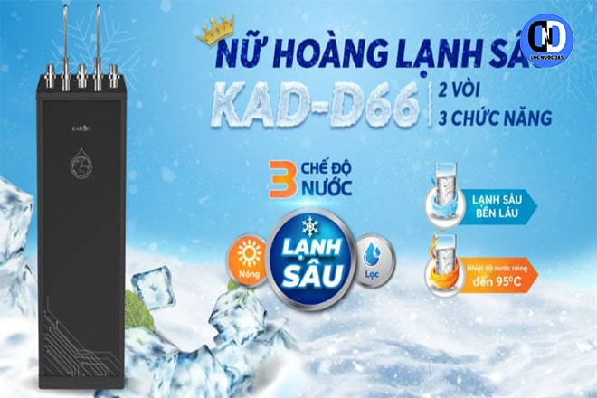 Ba chế độ nước siêu tiện lợi