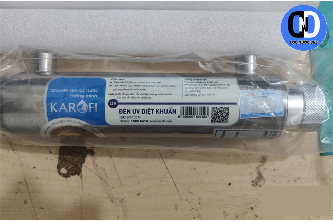 Hình ảnh thực tế đèn UV máy lọc nước Karofi Hình ảnh thực tế đèn UV máy lọc nước Karofi