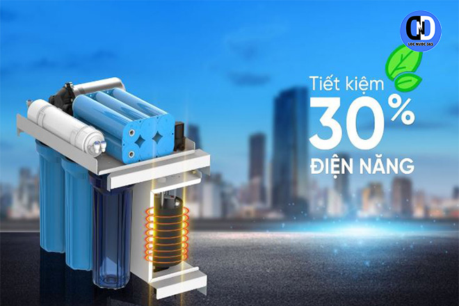 Hệ thống 10 lõi lọc mạnh mẽ
